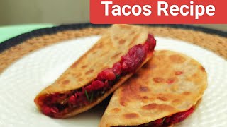 Tacos Recipe  Vegetarian Tacos  Fresh Easy and Delicious  Potato Tacos  Beetroot Tacos Recipe [upl. by Mike]