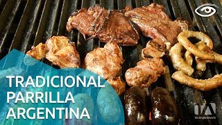 Tradicional parrilla argentina  Día a Día  Teleamazonas [upl. by Elyl162]