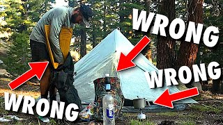 5 Backpacking Lessons STUPID Hikers learn the HARD way [upl. by Eillo]