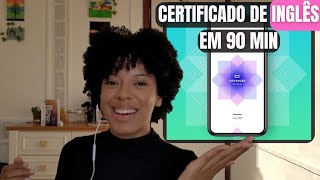 CERTIFICADO DE INGLÊS GRATUITO online e reconhecido internacionalmente [upl. by Nerradal38]