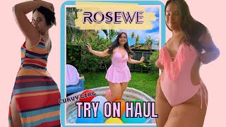 CUTE BIKINIS amp COVERUPS Curvy girl approved  Rosewe Try On Haul [upl. by Hung283]