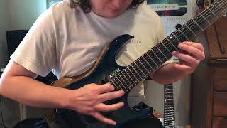 Erra  Snowblood Guitar Solo Cover [upl. by Imot]