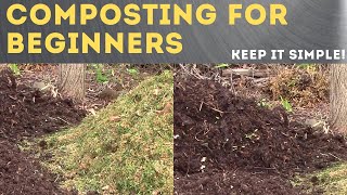 How to make Compost  The Simplest Easy Method To Compost Piles [upl. by Mecke]