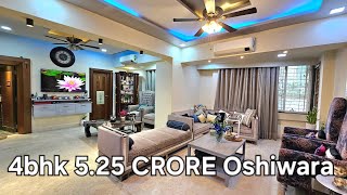 525 Crore4bhk with a Large Terrace2450 sqft carpet Fully Furnished Meera Tower Oshiwara [upl. by Gesner]