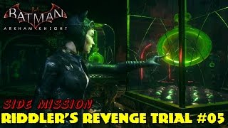 Batman Arkham Knight ★ Side Mission Riddler Revenge Trial 05  Flight School Walkthrough [upl. by Nwahsal]