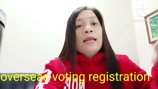 OVERSEAS VOTING ABSENTEE REGISTRATION OVAUPDATESDITO SA TAIWANBOHOLANA GAMAYOFWTAIWAN [upl. by Lexi]