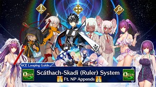 【FGO】6CE Double Summer ScáthachSkadi Ruler System [upl. by Row]