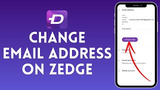 How to Edit Zedge Email Address 2024 [upl. by Nevada]