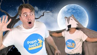 Werewolf Moon Adventure  Spooky Halloween Songs by Papa Joels English [upl. by Anihsit]