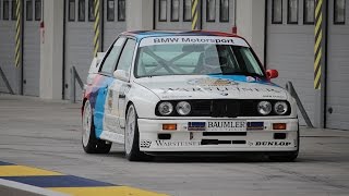 BMW M3 E30 EXDTM PURE SOUND on Track  1987 Champion Ravaglia On Board [upl. by Adlev]