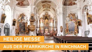 Hl Messe aus der Pfarrkirche in Rinchnach Bistum Passau mit Pfr Konrad Kuhn  01122024 [upl. by Tik]