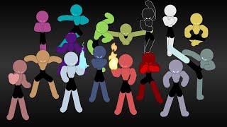 Ultimate Stick Fight Tournament  Phase 1 Full  StickNodes [upl. by Francesca958]