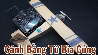 Chế Máy Bay Cánh Bằng Từ Bìa Cứng  v1 [upl. by Tur]