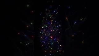 These solar powered christmas string lights are awesome no more plugging in outdoor christmas [upl. by Skippie657]