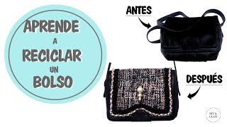 Cómo hacer un bolso de inspiración Chanel reciclando [upl. by Craggy]