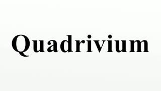 Quadrivium [upl. by Innek761]