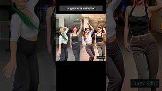 Mentirosa dance original vs ai version  original cover Di1araas shorts [upl. by Annaes]