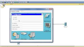 1 packet tracer  configuration dun serveur DHCP [upl. by Foushee]