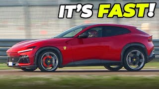 Ferrari Purosangue Racing HARD  Flat Out laps amp V12 Sound [upl. by Htennaj]