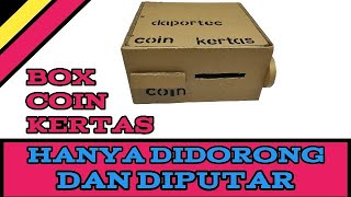 BAGAIMANA CARANYA BUAT CELENGAN UNIK DARI KARDUSkalian bisa buat di rumah [upl. by Lezti]