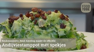 Stamppot rauwe andijvie met spekjes [upl. by Xenos]