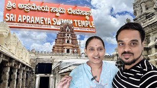 Sri Aprameya Swamy Temple Vlog  Channapatna  1000 Year Old Chola Temple  Story of 2 Nomads [upl. by Nemzzaj]