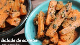 Salade de carottes au cumin QUELLERECETTE Episode 41 [upl. by Llennahs720]