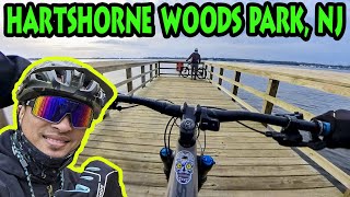 Hartshorne Woods Park MTB Trails in Highland NJ  Orbea Rise H15 subscribe [upl. by Eceinwahs51]