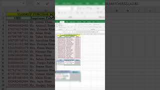 How To Use VLOOKUP With MATCH Function In Excel exceltips exceltricks excel shorts trending [upl. by Thayne]