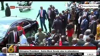 President Ruto leaves Uhuru Gardens after Jamhuri Day 2023 Celebrations [upl. by Catie]