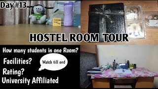 DAY13 HOSTEL ROOM TOUR HOW TO SPEND YOUR FREE TIME IN HOSTEL RATE MY HOSTEL ROOM minivlog [upl. by Enitsej]