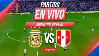 🔴 PERÚ vs ARGENTINA EN VIVO por las Eliminatorias Sudamericanas 2026  Fecha 12 [upl. by Atikram]