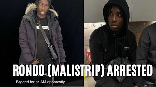 Rondo Montana Malistrip arrested for AM [upl. by Derril]