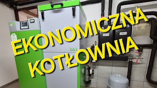 EKONOMICZNA KOTŁOWNIA SAS BIO COMPACT PLUS 12 kWSPRZĘGŁO TERMOJET [upl. by Harimas]