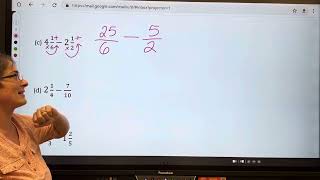 Subtracting Mixed Numbers Lesson [upl. by Wassyngton]