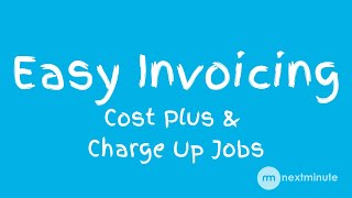 How to Create an Invoice from Job Charges in NextMinute [upl. by Helve]