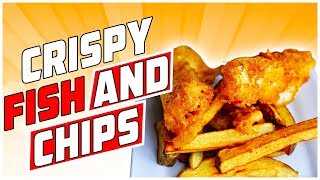 Crispy Fish and Chips Recipe  World of Flavor [upl. by Ylil]