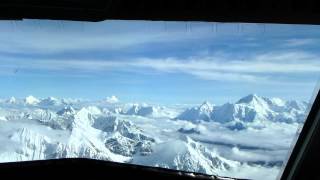 Inflight TOP VIEW HIMALAYA Nepal [upl. by Wolfort708]