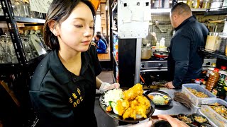 働き者の看板娘が躍動する田舎にポツンと男飯食堂！福岡大分の食堂５選丨Japanese Street Food [upl. by Dalston]