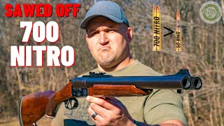 Sawed Off 700 Nitro  The World’s First 700 Nitro Express Coach Gun [upl. by Cynde]