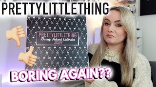 PRETTYLITTLETHING BEAUTY ADVENT CALENDAR 2024 UNBOXING 💗 ANY BETTER THAN 2023  MISS BOUX [upl. by Moraj64]