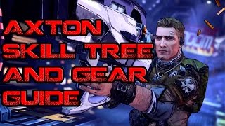 Borderlands Axton Skill Tree and Gear Guide with Demonite [upl. by Helen]