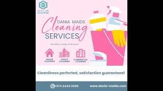 Maids Services Qatar  Daniamaidscom [upl. by Meara624]