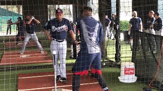 Ronald Acuna taking first swings of spring [upl. by Lambart]