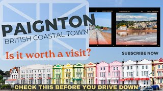 English Coastal Town Exploring Paignton City Centre Drive [upl. by Atinrehs645]