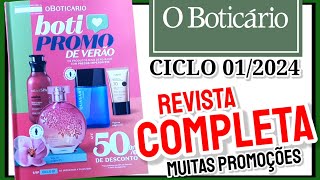 Revista o Boticário CICLO 012024 COMPLETA MUITAS PROMOÇÕES MARAVILHOSAS 🤩😱  Silso Santos [upl. by Aerdnaed]