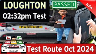 Loughton New Test Route October 2024 [upl. by Ardelle]