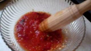 httpwwwcaribbeanpotcom show you a simple tomato choka recipe [upl. by Ricketts885]