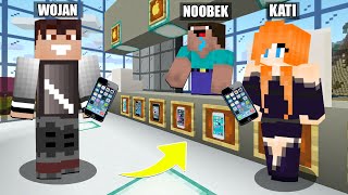 KUPIŁAM IPHONA w NOWYM SKLEPIE na Wojanowicach z Wojanem i Noobkiem w Minecraft [upl. by Garold951]