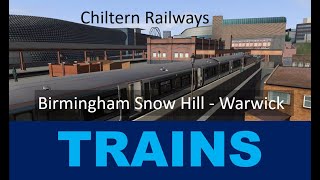 Birmingham  Warwick Chiltern Railways [upl. by Dnaletak]